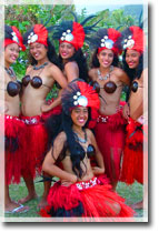 Te Korero Maori team - dancing maidens